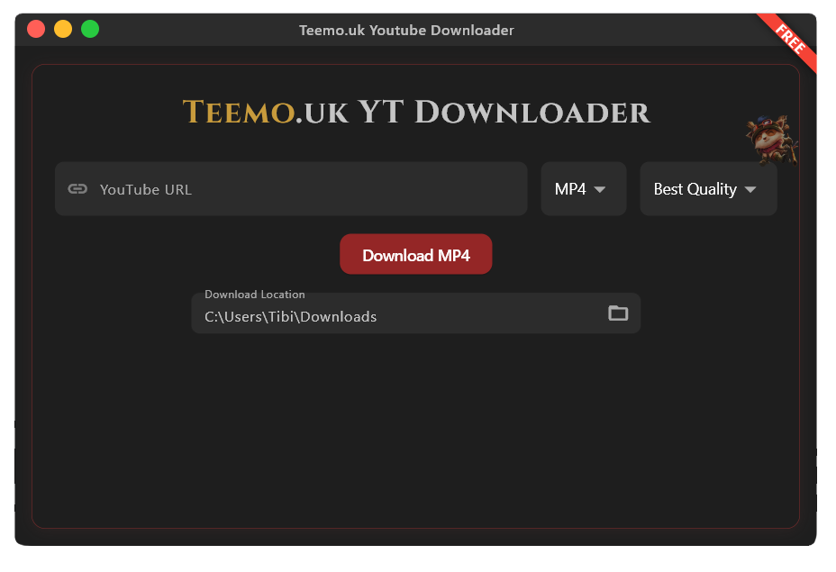 YouTube Downloader Screenshot